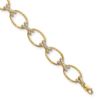 Lab-Grown Diamond Bracelet in 14K Yellow Gold (1 1/6 ct. tw.), 7 Inch - Sophia Jewelers