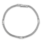 Marquise Lab-Grown Diamond Bracelet in 14K White Gold (3 5/8 ct. tw.), 7 Inch - Sophia Jewelers