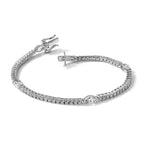 Marquise Lab-Grown Diamond Bracelet in 14K White Gold (3 5/8 ct. tw.), 7 Inch - Sophia Jewelers