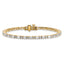 14k 4 7/8 carat Certified Lab Grown Diamond VS/SI+ G+ Complete Emerald and Round Tennis Bracelet - Sophia Jewelers