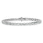 14k White Gold 7 carat Lab Grown Diamond VS/SI+ G+ Complete Oval Tennis Bracelet - Sophia Jewelers