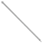 Sterling Silver Rhodium-Plated 2 carat Lab Grown Diamond VS/SI+ G+ Complete Fashion Tennis Bracelet