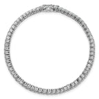 14k White Gold 10 carat Lab Grown Diamond VS+ F+ Complete Fashion Tennis Bracelet