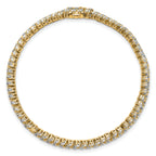 14k 10 carat Lab Grown Diamond VS+ F+ Complete Fashion Tennis Bracelet