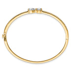 14k 2 carat Lab Grown Diamond VS+ F+ Complete Bangle