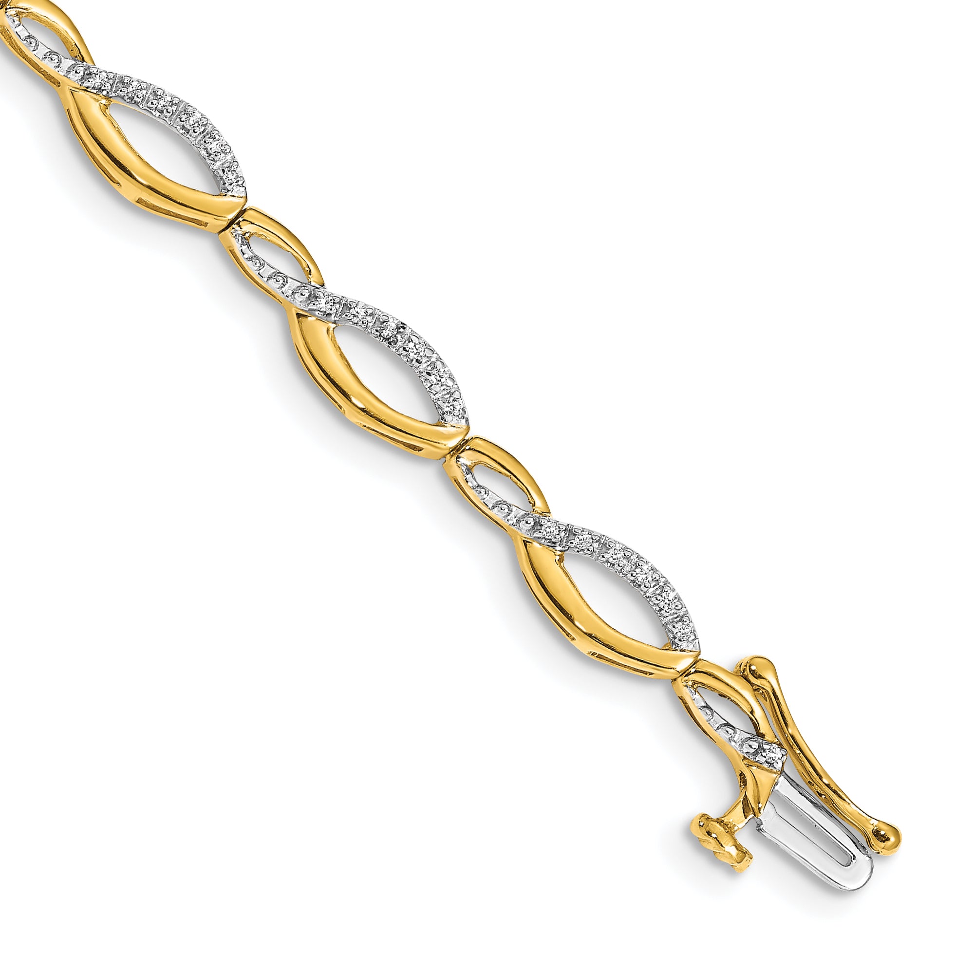 10k Diamond Bracelet Main image