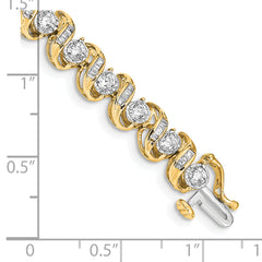 14k Diamond Bracelet
