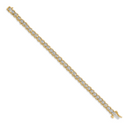 14k Complete 5/8 carat Diamond Illusion Setting 7 inch Tennis Bracelet