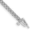 14k White Gold Complete 1/2 carat Diamond 7 inch Tennis Bracelet - Sophia Jewelers