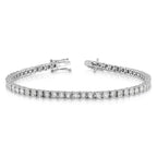 Women's 14K White Gold 1 ct Lab-Grown Diamond Tennis Bracelet