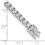 Women's 14K White Gold 2 ct Lab-Grown Diamond Tennis Bracelet
