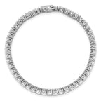 14k White Gold 7 7/8 carat Lab Grown Diamond VS/SI+ G+ Round Tennis Bracelet