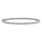 14k 4 3/8 carat Lab Grown Diamond VS/SI+ G+ 7.5 inch Tennis Bracelet