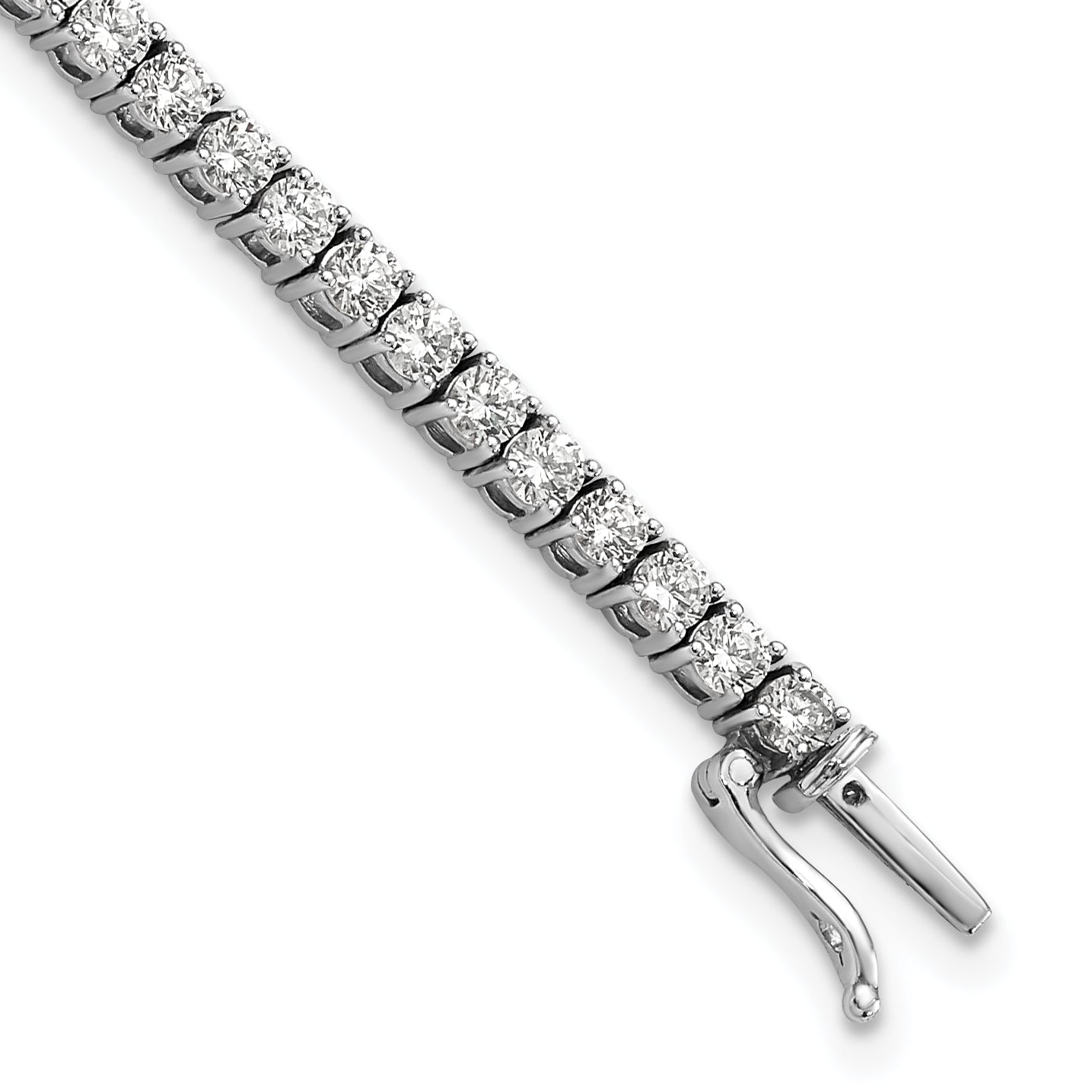 14k 4 3/8 carat Lab Grown Diamond VS/SI+ G+ 7.5 inch Tennis Bracelet Main image