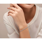 Lab-Grown Diamond Bangle Bracelet in 14K White Gold (1 7/8 ct. tw.), 7 Inch - Sophia Jewelers