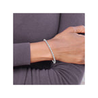 Lab-Grown Diamond Bangle Bracelet in 14K White Gold (1 7/8 ct. tw.), 7 Inch - Sophia Jewelers