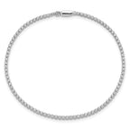 14k White Gold 1 1/3 carat Lab Grown Diamond VS/SI+ G+ Round Tennis Bracelet