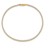 14k 1 1/3 carat Lab Grown Diamond VS/SI+ G+ 7 inch Tennis Bracelet