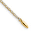14k 1 1/3 carat Lab Grown Diamond VS/SI+ G+ 7 inch Tennis Bracelet