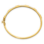 Lab-Grown Diamond Bangle Bracelet in 14K Yellow Gold, 2mm (1/2 ct. tw.), 6.8 Inch - Sophia Jewelers