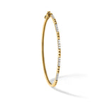 Lab-Grown Diamond Bangle Bracelet in 14K Yellow Gold, 2mm (1/2 ct. tw.), 6.8 Inch - Sophia Jewelers
