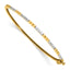 Lab-Grown Diamond Bangle Bracelet in 14K Yellow Gold, 2mm (1/2 ct. tw.), 6.8 Inch - Sophia Jewelers