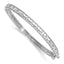 Lab-Grown Diamond Bangle Bracelet in 14K White Gold (1/2 ct. tw.), 6.8 Inch - Sophia Jewelers