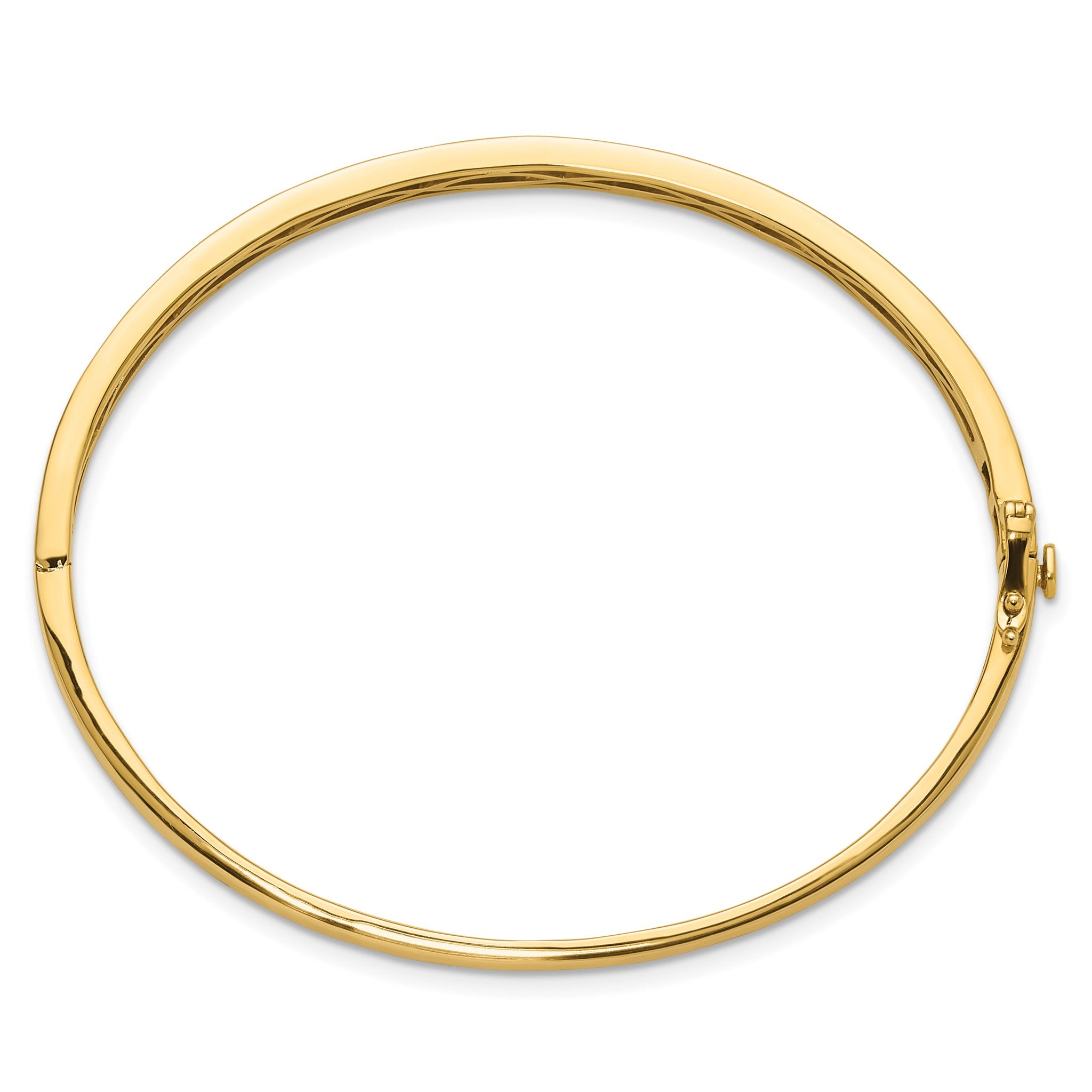 Lab-Grown Diamond Bangle Bracelet in 14K Yellow Gold (3/4 ct. tw.), 6.8 Inch Secondary image