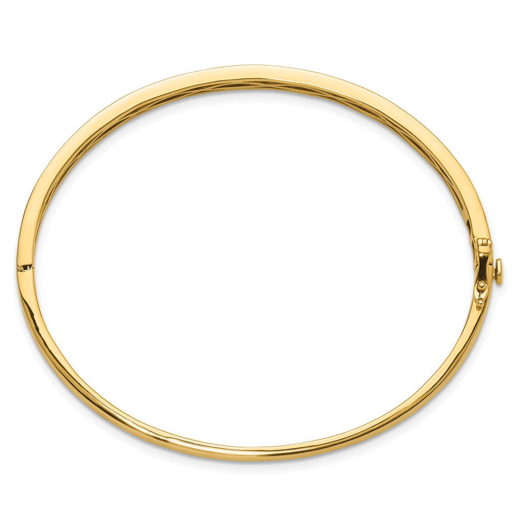 Lab-Grown Diamond Bangle Bracelet in 14K Yellow Gold (3/4 ct. tw.), 6.8 Inch - Sophia Jewelers