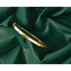 Lab-Grown Diamond Bangle Bracelet in 14K Yellow Gold (3/4 ct. tw.), 6.8 Inch - Sophia Jewelers