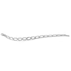 Lab-Grown Diamond Link Bracelet in 14K White Gold, 6.6mm (1/2 ct. tw.), 7 Inch - Sophia Jewelers