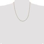 14K 22 inch .95mm Box with Lobster Clasp Chain
