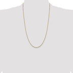 14K 26 inch 1.05mm Box with Lobster Clasp Chain