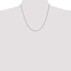 14K 20 inch 1.1mm Box with Lobster Clasp Chain