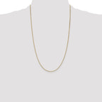14K 26 inch 1.1mm Box with Lobster Clasp Chain