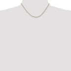 14K 16 inch 1.5mm Box with Lobster Clasp Chain