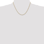 14K 18 inch 1.5mm Box with Lobster Clasp Chain