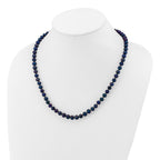 14k 6-7mm Black Near-Round Freshwater Cultured Pearl 20 inch Necklace