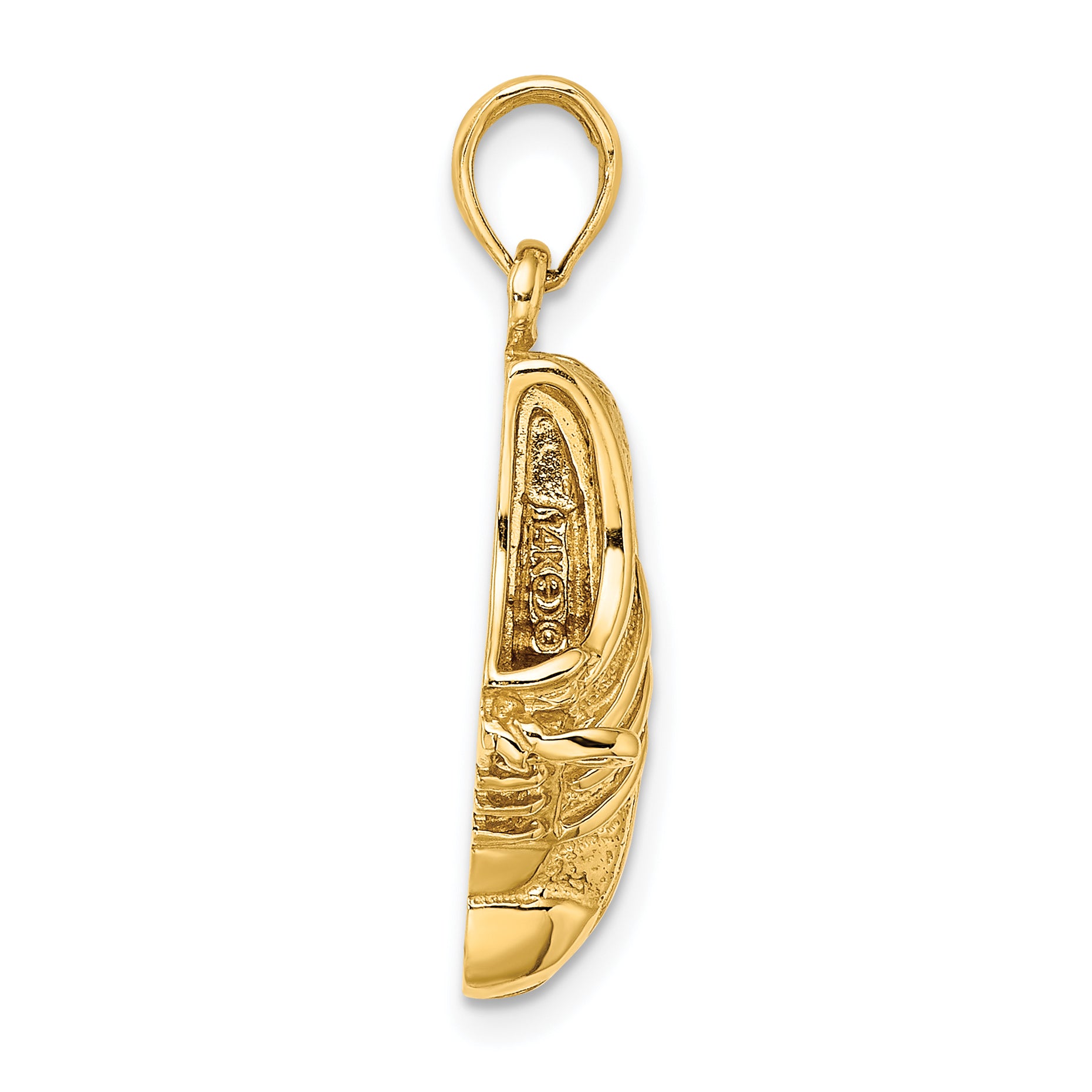 14k Polished Track Shoe Charm Secondary image