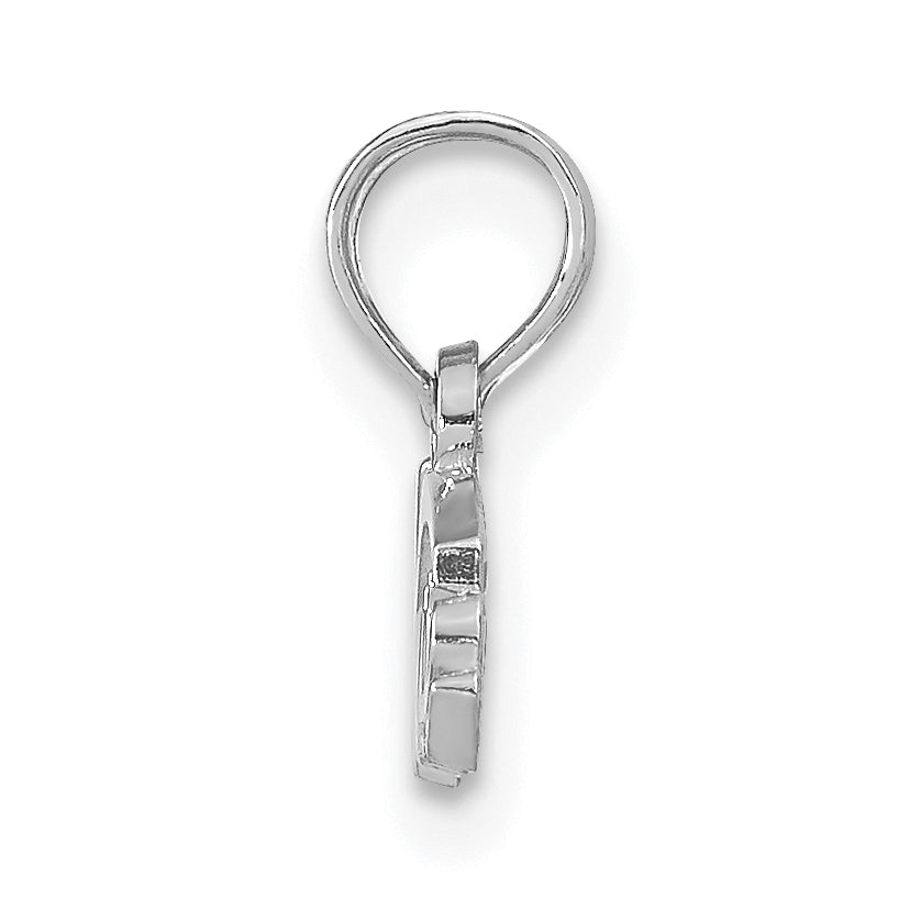 14K White Gold Nurse Pendant Secondary image