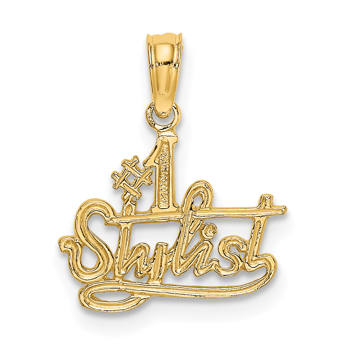 14k #1 STYLIST Charm Main image
