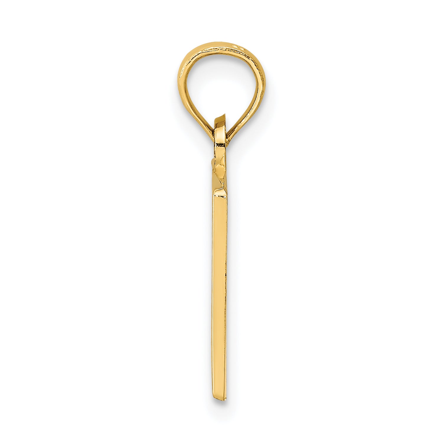 14k #1 TEACHER Charm Secondary image