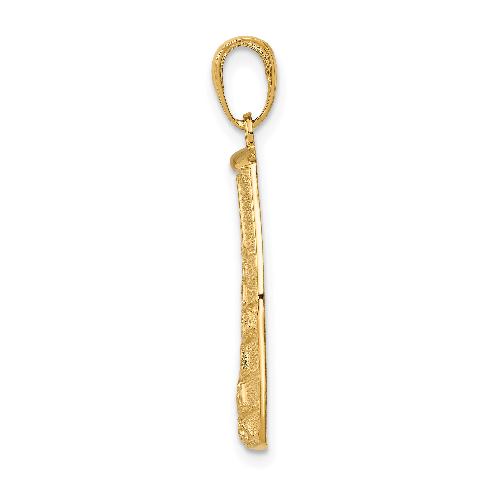 14k 90 MILES TO CUBA SOUTHERNMOST POINT USA KEY WEST Pendant