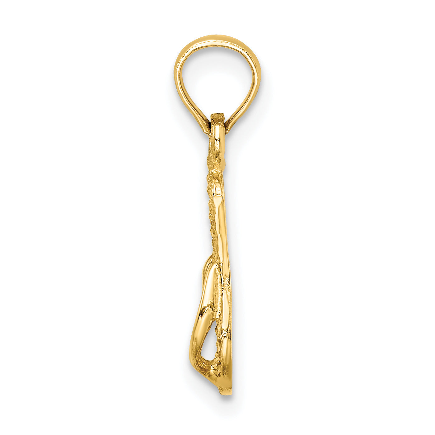 14k 3D MYRTLE BEACH Single Flip-Flop Charm Secondary image