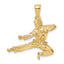 14k 3-D Male Karate Pendant