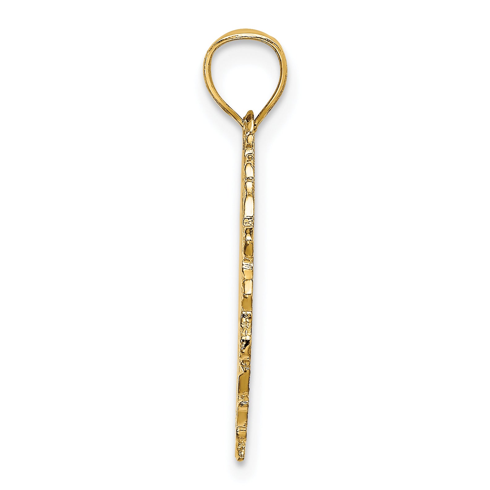 14k Dart Board and Darts in Leaf Design Charm - Sophia Jewelers