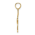 14k Ice Skater Jumping Charm