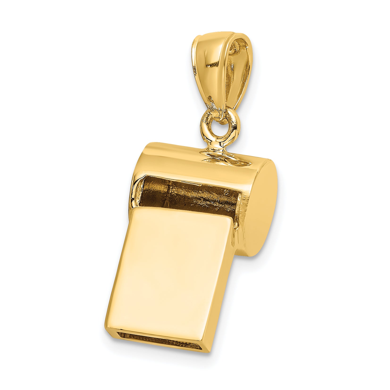 14k 3-D Whistle Charm Secondary image