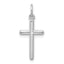 14K White Gold Cross Pendant