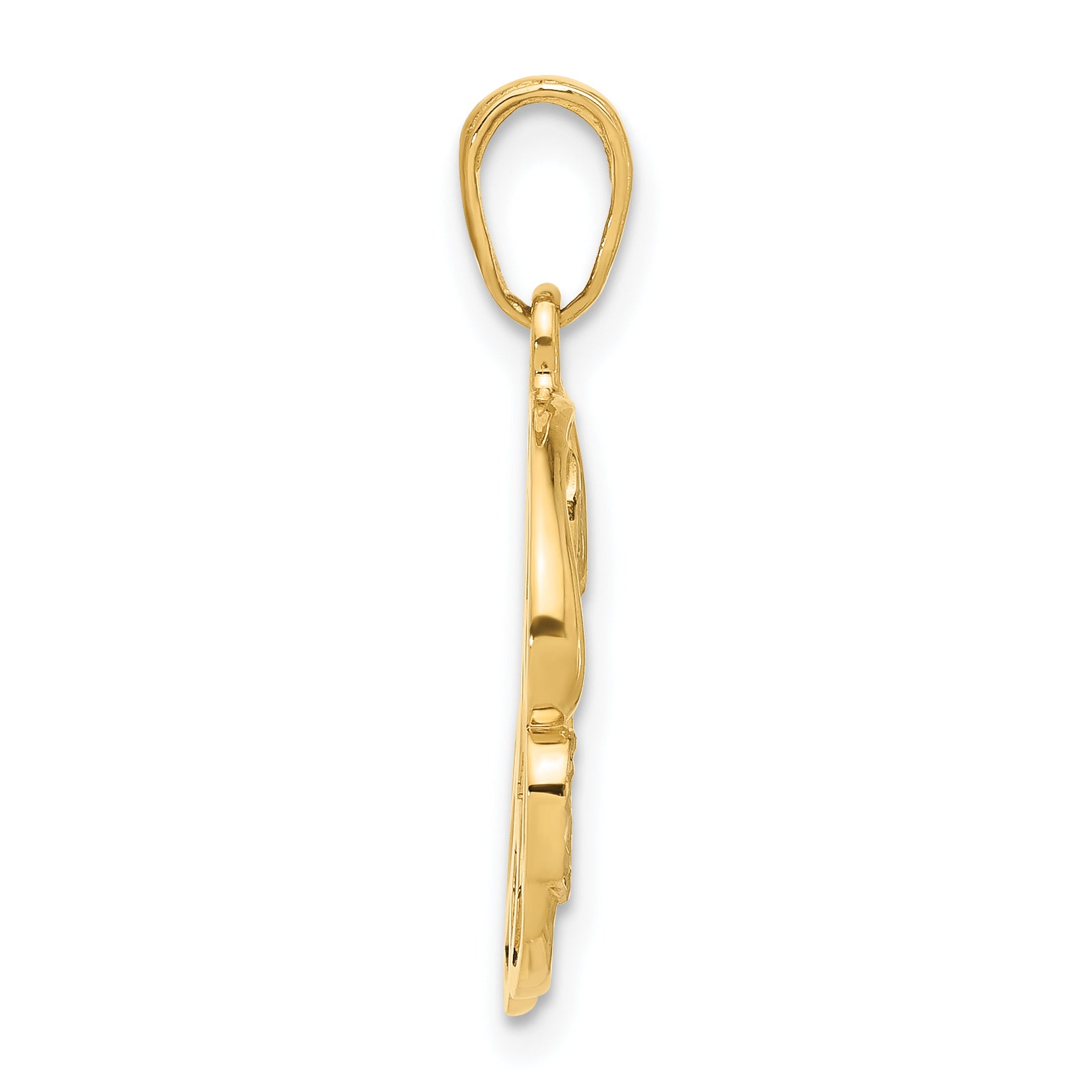 14k and White Rhodium D/C Mom in Fancy Pendant Secondary image